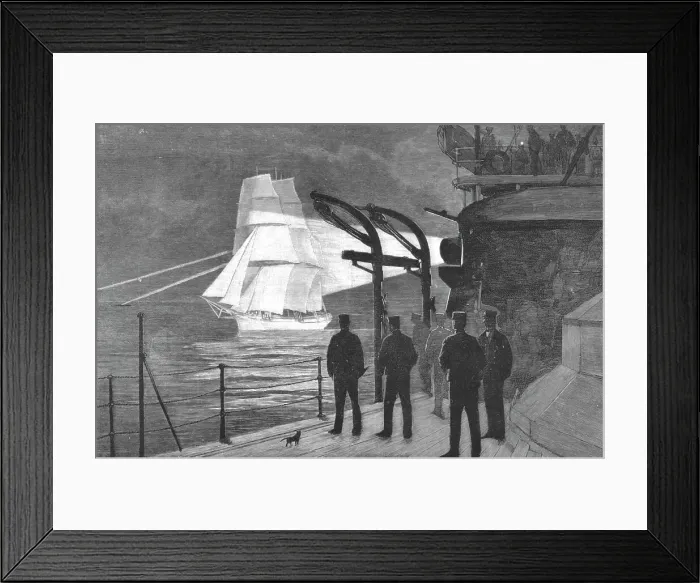 Framed Print : An Autumn Cruise with the Channel Squadron; The Phantom Ship -- A Sailing Vessel Running the E Creator: Unknown. An Autumn Cruise with the Channel Squadron; The Phantom Ship -- A Sailing Vessel Running the E Creator Framed Print : An Autumn Cruise with the Channel Squadron; The Phantom Ship -- A Sailing Vessel Running the E Creator: Unknown. An Autumn Cruise with the Channel Squadron; The Phantom Ship -- A Sailing Vessel Running the E Creator