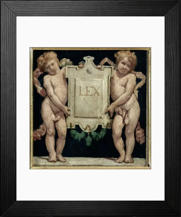 Framed Print : Esquisse pour le plafond de la salle d'audience de la Cour des Assises du Palais... c.1866-1873. Creator: Leon Joseph Florentin Bonnat Framed Print : Esquisse pour le plafond de la salle d'audience de la Cour des Assises du Palais... c.1866-1873. Creator: Leon Joseph Florentin Bonnat