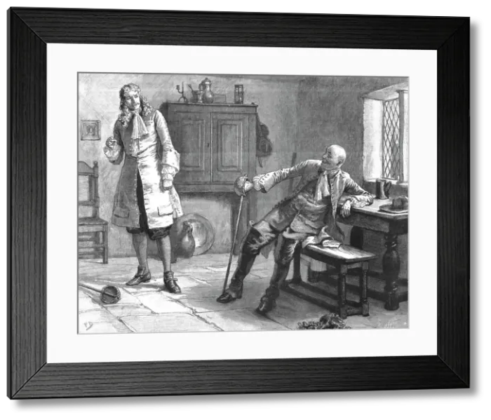 Framed Print : Urith: A Tale of Dartmoor, By S. Baring Gould, M. A.; Come, lad, pull off my boots. 1890. Creator: Frank Dadd. Urith: A Tale of Dartmoor, By S. Baring Gould, M. A.; Come, lad, pull off my boots. 1890 Framed Print : Urith: A Tale of Dartmoor, By S. Baring Gould, M. A.; Come, lad, pull off my boots. 1890. Creator: Frank Dadd. Urith: A Tale of Dartmoor, By S. Baring Gould, M. A.; Come, lad, pull off my boots. 1890