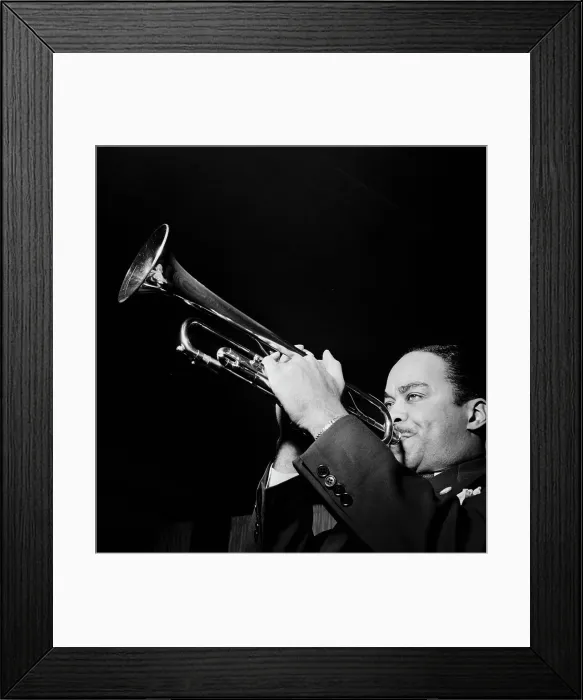Framed Print : Portrait of Buck Clayton, New York, N.Y.(?), 1938. Creator: William Paul Gottlieb Framed Print : Portrait of Buck Clayton, New York, N.Y.(?), 1938. Creator: William Paul Gottlieb