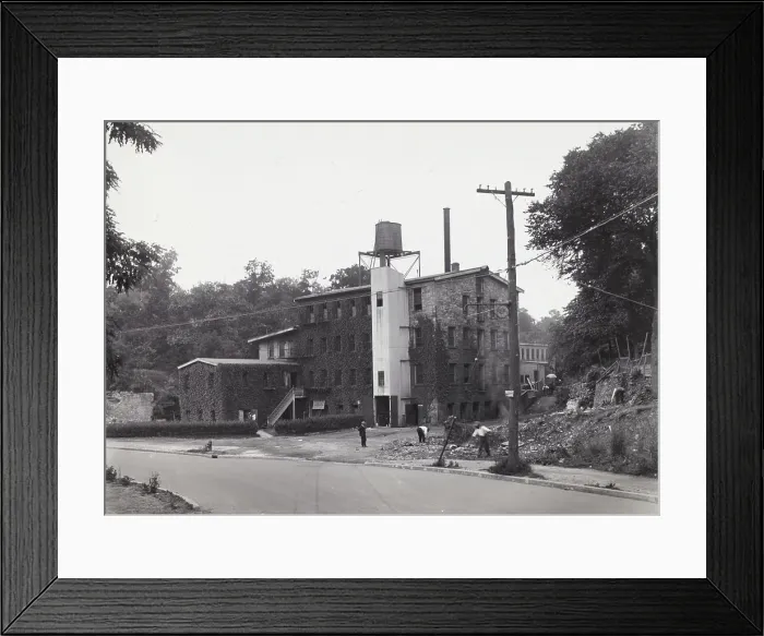 Framed Print : Factory before renovation, Bronx, New York, c1907. Creator: Frances Benjamin Johnston Framed Print : Factory before renovation, Bronx, New York, c1907. Creator: Frances Benjamin Johnston