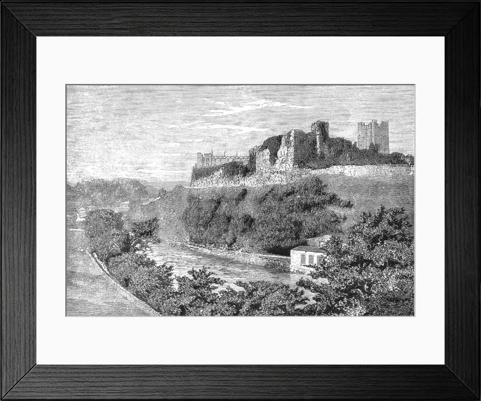 Framed Print : Richmond, Yorkshire and the Surrounding Neighbourhood; The Castle, 1890. Creator: Unknown Framed Print : Richmond, Yorkshire and the Surrounding Neighbourhood; The Castle, 1890. Creator: Unknown