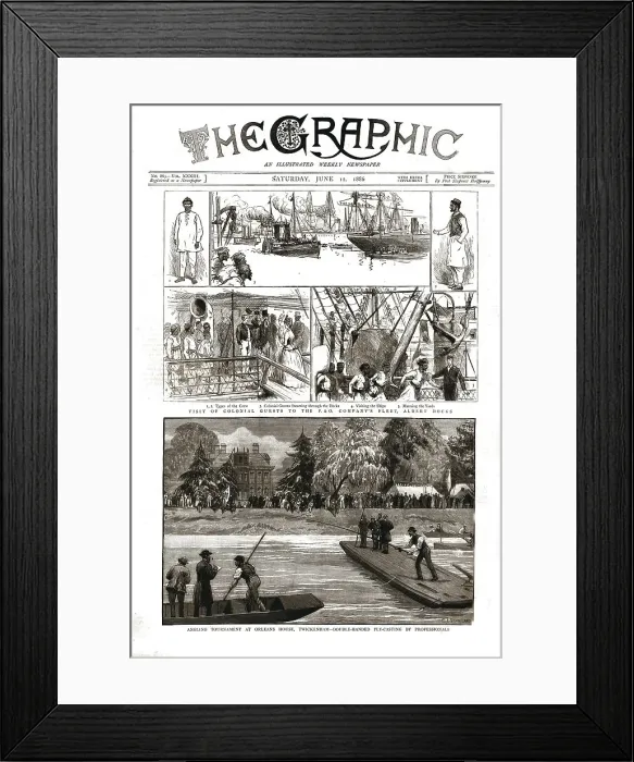 Framed Print : The Graphic, Front Cover June 12th 1886, 1886. Creator: Unknown Framed Print : The Graphic, Front Cover June 12th 1886, 1886. Creator: Unknown