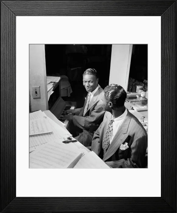 Framed Print : Portrait of Nat King Cole, New York, N.Y. ca. June 1947. Creator: William Paul Gottlieb Framed Print : Portrait of Nat King Cole, New York, N.Y. ca. June 1947. Creator: William Paul Gottlieb