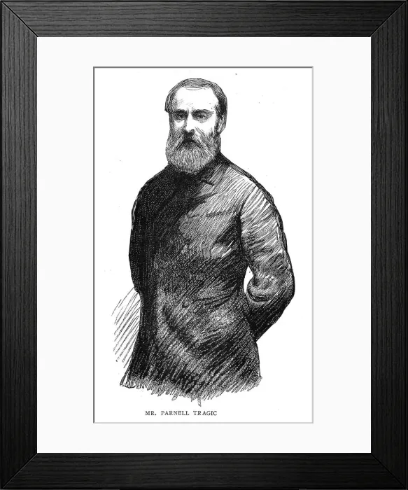 Framed Print : The Home Rule debate in the House of Commons, Mr Parnell tragic, 1886. Creator: Unknown Framed Print : The Home Rule debate in the House of Commons, Mr Parnell tragic, 1886. Creator: Unknown