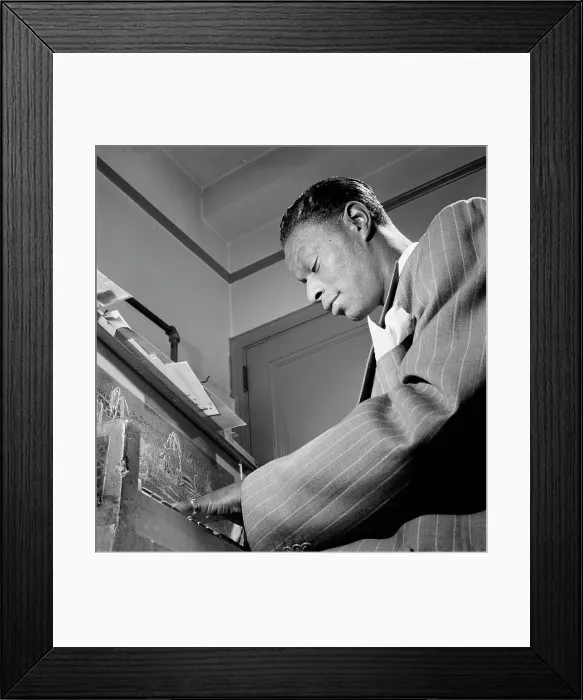 Framed Print : Portrait of Nat King Cole, New York, N.Y. ca. June 1947. Creator: William Paul Gottlieb Framed Print : Portrait of Nat King Cole, New York, N.Y. ca. June 1947. Creator: William Paul Gottlieb