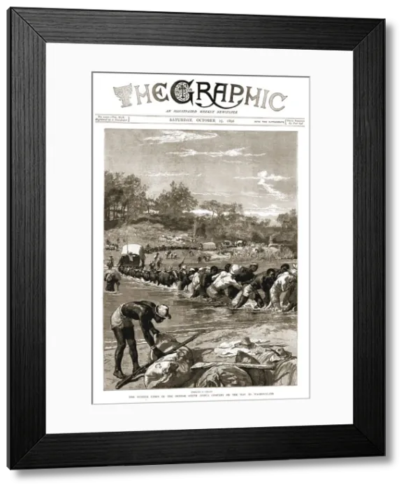 Framed Print : The Graphic, Front Cover Saturday, October 25, 1890, 1890. Creator: Unknown Framed Print : The Graphic, Front Cover Saturday, October 25, 1890, 1890. Creator: Unknown