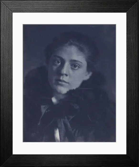 Framed Print : Head-and-shoulders portrait of actress Ethel Barrymore, facing front, c1900. Creator: Horace L Bundy Framed Print : Head-and-shoulders portrait of actress Ethel Barrymore, facing front, c1900. Creator: Horace L Bundy