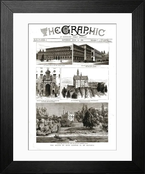 Framed Print : The Graphic, Front Cover June 26th. 1886, 1886. Creator: Unknown Framed Print : The Graphic, Front Cover June 26th. 1886, 1886. Creator: Unknown