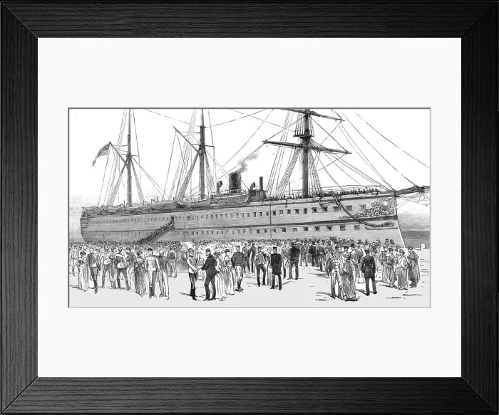 Framed Print : Arrival of the Seventeenth Lancers from India; The Regiment Disembarking from H.M. Troopship Sera Creator: Unknown. Arrival of the Seventeenth Lancers from India; The Regiment Disembarking from H.M. Troopship Sera Creator: Unknown Framed Print : Arrival of the Seventeenth Lancers from India; The Regiment Disembarking from H.M. Troopship Sera Creator: Unknown. Arrival of the Seventeenth Lancers from India; The Regiment Disembarking from H.M. Troopship Sera Creator: Unknown