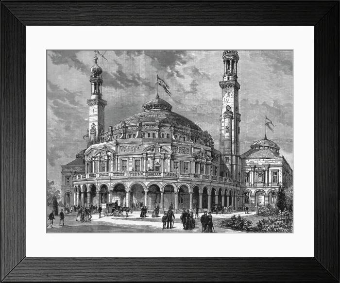 Framed Print : The People's Palace for East London, 1886. Creator: Unknown Framed Print : The People's Palace for East London, 1886. Creator: Unknown