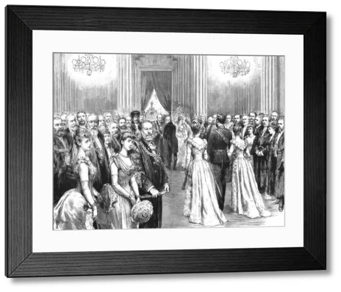 Framed Print : The Ball at the Mansion House, Given by the Lord Mayor to the Mayor's and Provost's of the United Creator: Unknown Framed Print : The Ball at the Mansion House, Given by the Lord Mayor to the Mayor's and Provost's of the United Creator: Unknown