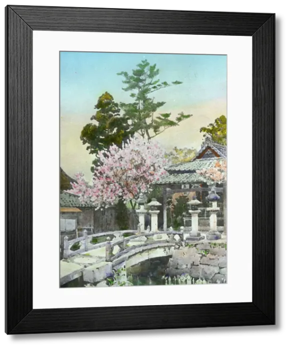Framed Print : Reproduction of illustration: Shrine at Kyomidzu, between 1915 and 1925. Creator: Frances Benjamin Johnston. Reproduction of illustration: Shrine at Kyomidzu, between 1915 and 1925. Creator: Frances Benjamin Johnston Framed Print : Reproduction of illustration: Shrine at Kyomidzu, between 1915 and 1925. Creator: Frances Benjamin Johnston. Reproduction of illustration: Shrine at Kyomidzu, between 1915 and 1925. Creator: Frances Benjamin Johnston