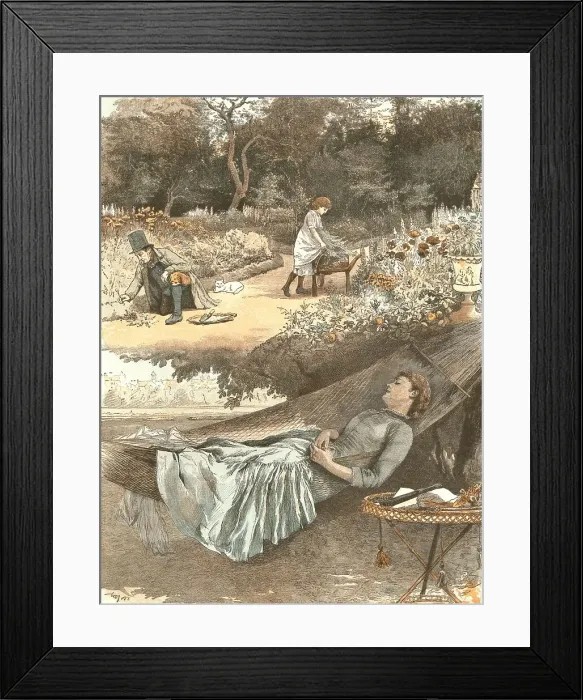 Framed Print : A midsummer day's dream, 1886. Creator: Unknown Framed Print : A midsummer day's dream, 1886. Creator: Unknown
