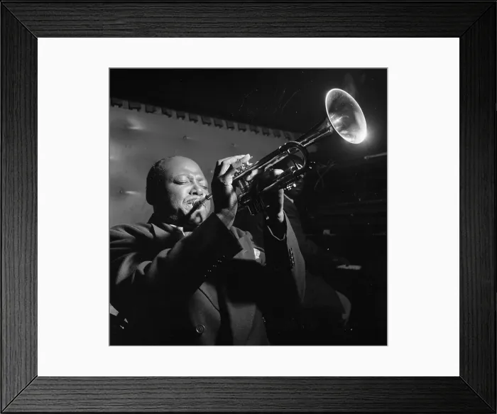 Framed Print : Portrait of Sidney De Paris, Jimmy Ryan's (Club), New York, N.Y. ca. July 1947. Creator: William Paul Gottlieb Framed Print : Portrait of Sidney De Paris, Jimmy Ryan's (Club), New York, N.Y. ca. July 1947. Creator: William Paul Gottlieb