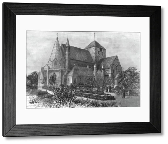 Framed Print : Thorndhjem Cathedral, 1886. Creator: Unknown Framed Print : Thorndhjem Cathedral, 1886. Creator: Unknown