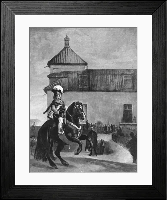 Framed Print : Portrait of Don Balthazar Carlos; after Velazquez, exhibited at the Royal Academy, 1890. Creator: Unknown Framed Print : Portrait of Don Balthazar Carlos; after Velazquez, exhibited at the Royal Academy, 1890. Creator: Unknown