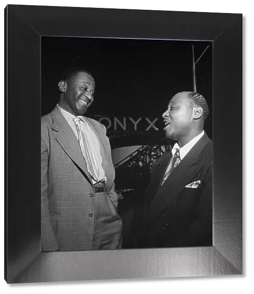 Portrait of Wilbur De Paris and Sidney De Paris, Onyx, New York, N.Y. ca. July 1947. Creator: William Paul Gottlieb