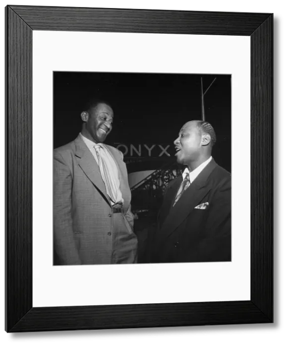 Framed Print : Portrait of Wilbur De Paris and Sidney De Paris, Onyx, New York, N.Y. ca. July 1947. Creator: William Paul Gottlieb Framed Print : Portrait of Wilbur De Paris and Sidney De Paris, Onyx, New York, N.Y. ca. July 1947. Creator: William Paul Gottlieb
