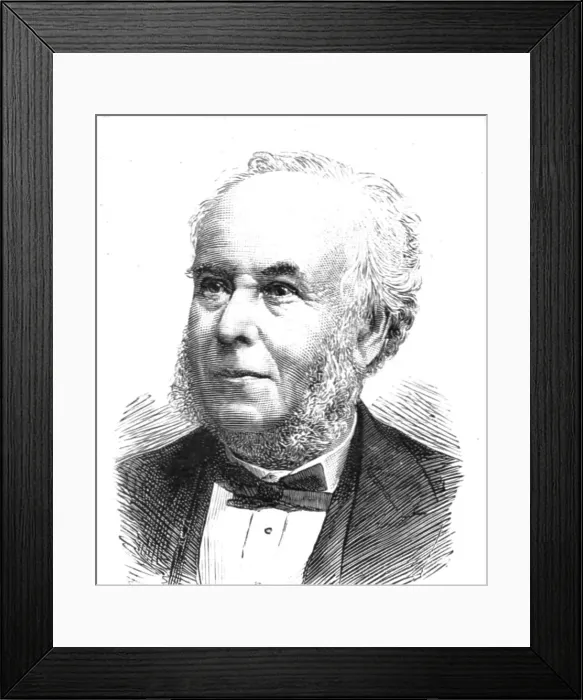 Framed Print : The Late Mr. Edward Lloyd 1815-1890. Newspaper Proprietor, 1890. Creator: Unknown Framed Print : The Late Mr. Edward Lloyd 1815-1890. Newspaper Proprietor, 1890. Creator: Unknown