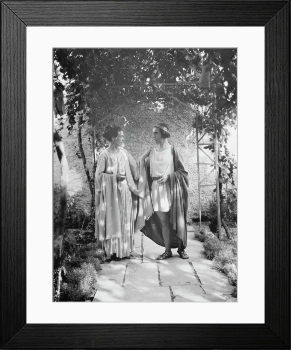 Framed Print : Kanellos, Vanellos and Tanagra, in dance costumes, 1929 Creator: Arnold Genthe Framed Print : Kanellos, Vanellos and Tanagra, in dance costumes, 1929 Creator: Arnold Genthe
