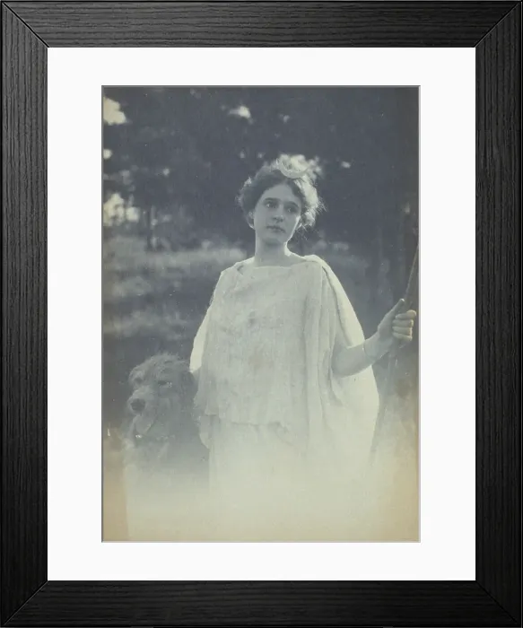 Framed Print : Diana, 1898. Creator: Emma Justine Farnsworth Framed Print : Diana, 1898. Creator: Emma Justine Farnsworth