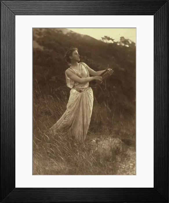 Framed Print : To a Greek girl, 1873. Creator: Emma Justine Farnsworth Framed Print : To a Greek girl, 1873. Creator: Emma Justine Farnsworth