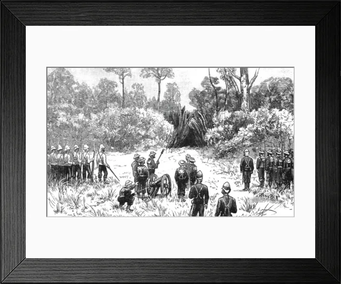 Framed Print : The English Expedition to Witu, East Africa, to Punish the Natives for the Murder of Nine German O Creator: Unknown Framed Print : The English Expedition to Witu, East Africa, to Punish the Natives for the Murder of Nine German O Creator: Unknown