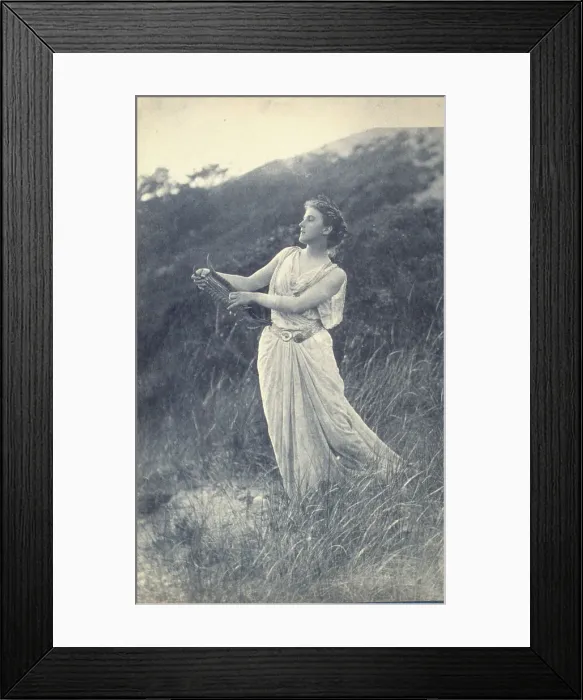 Framed Print : To a Greek girl, 1873. Creator: Emma Justine Farnsworth Framed Print : To a Greek girl, 1873. Creator: Emma Justine Farnsworth