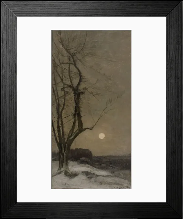 Framed Print : Esquisse pour l'escalier des fêtes de l'Hôtel de Ville de Paris : Le bois de Chaville, c.1888 - 1894 Creator: Emile Breton