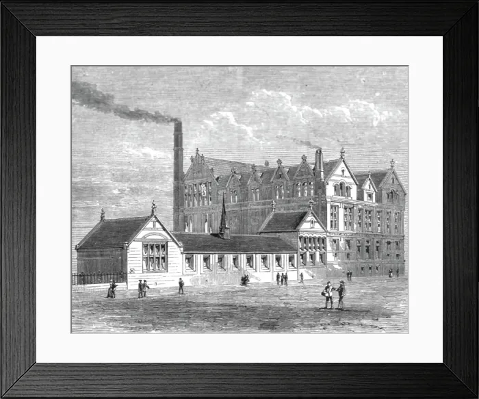 Framed Print : The Walker Engineering Laboratories at Liverpool; The View of the Laboratories from Brownlow Hill( Creator: Unknown) Framed Print : The Walker Engineering Laboratories at Liverpool; The View of the Laboratories from Brownlow Hill( Creator: Unknown)