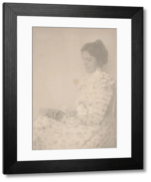 Framed Print : Miss Austin, 1900. Creator: Arthur Gleason Framed Print : Miss Austin, 1900. Creator: Arthur Gleason