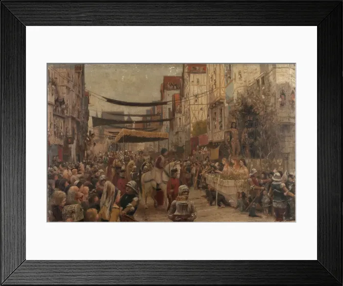 Framed Print : Sketch for the salon des Sciences in the Hôtel de Ville, Paris...Louis XI...between 1889 and 1890. Creator: Francis Tattegrain Framed Print : Sketch for the salon des Sciences in the Hôtel de Ville, Paris...Louis XI...between 1889 and 1890. Creator: Francis Tattegrain