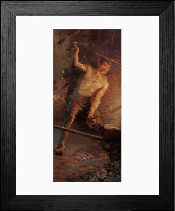 Framed Print : Sketch for the salon des Sciences of the Hôtel de Ville in Paris: Fire, between 1889 and 1891. Creator: Jean Andre Rixens Framed Print : Sketch for the salon des Sciences of the Hôtel de Ville in Paris: Fire, between 1889 and 1891. Creator: Jean Andre Rixens