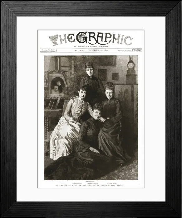 Framed Print : The Graphic, Front Cover Saturday, December 27, 1890, 1890. Creator: Unknown Framed Print : The Graphic, Front Cover Saturday, December 27, 1890, 1890. Creator: Unknown