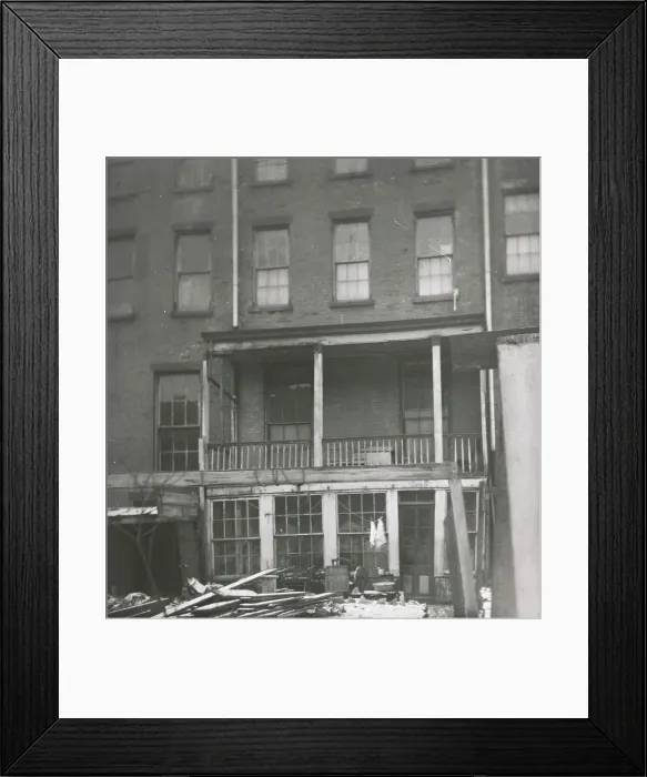 Framed Print : Turtle Bay Gardens, New York, New York, c1919. Creator: Frances Benjamin Johnston Framed Print : Turtle Bay Gardens, New York, New York, c1919. Creator: Frances Benjamin Johnston