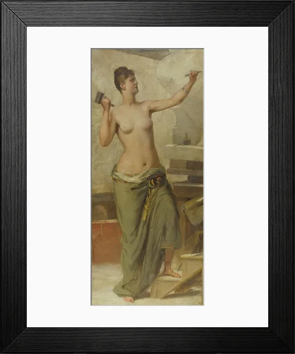 Framed Print : Esquisse pour le salon des Arts de l'Hôtel de Ville : La Sculpture, between 1889 and 1892. Creator: Joseph Fortuné Layraud Framed Print : Esquisse pour le salon des Arts de l'Hôtel de Ville : La Sculpture, between 1889 and 1892. Creator: Joseph Fortuné Layraud