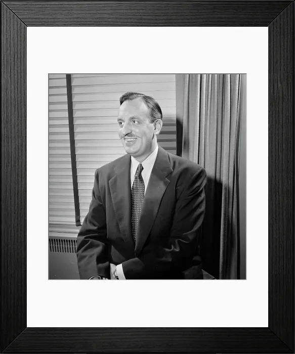 Framed Print : Portrait of Brick Fleagle, New York, N.Y. 1946. Creator: William Paul Gottlieb Framed Print : Portrait of Brick Fleagle, New York, N.Y. 1946. Creator: William Paul Gottlieb
