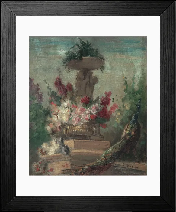Framed Print : Sketch for the Salon des Lettres of the l'Hotel de Ville in Paris... between 1889 and 1892. Creator: Charles Monginot Framed Print : Sketch for the Salon des Lettres of the l'Hotel de Ville in Paris... between 1889 and 1892. Creator: Charles Monginot