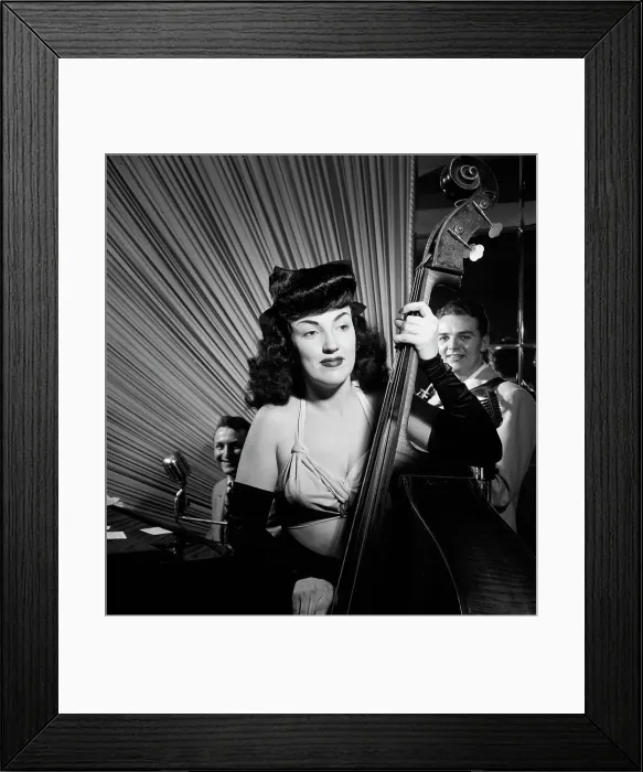 Framed Print : Portrait of Teddy Kaye, Vivien Garry, and Arv(in) Charles Garrison, Dixon's, N.Y. ca. May 1947. Creator: William Paul Gottlieb Framed Print : Portrait of Teddy Kaye, Vivien Garry, and Arv(in) Charles Garrison, Dixon's, N.Y. ca. May 1947. Creator: William Paul Gottlieb