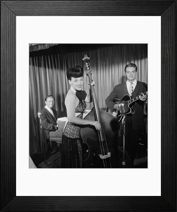 Framed Print : Portrait of Teddy Kaye, Vivien Garry, and Arv(in) Charles Garrison, New York, N.Y. 1946. Creator: William Paul Gottlieb Framed Print : Portrait of Teddy Kaye, Vivien Garry, and Arv(in) Charles Garrison, New York, N.Y. 1946. Creator: William Paul Gottlieb