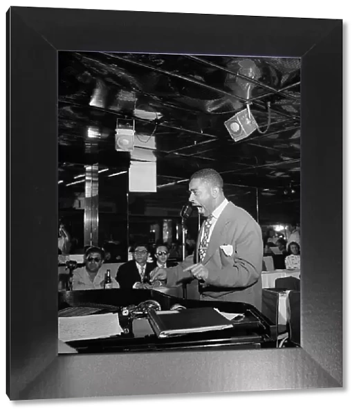 Portrait of Dizzy Gillespie, Downbeat, New York, N.Y. ca. Aug. 1947. Creator: William Paul Gottlieb