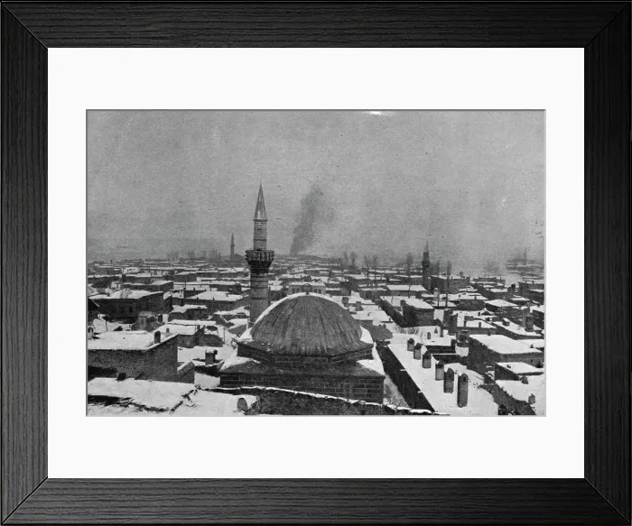 Framed Print : Le Grand-Duc Nicholas a Erzeroum; Vue generale d'Erzeroum, prise de la citadelle, le... 1916. Creator: Unknown Framed Print : Le Grand-Duc Nicholas a Erzeroum; Vue generale d'Erzeroum, prise de la citadelle, le... 1916. Creator: Unknown