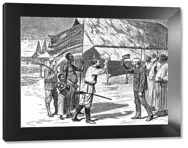 The Graphic Stanley Number; The Meeting of Livingstone and Stanley in Central Africa, 1890. Creator: Unknown