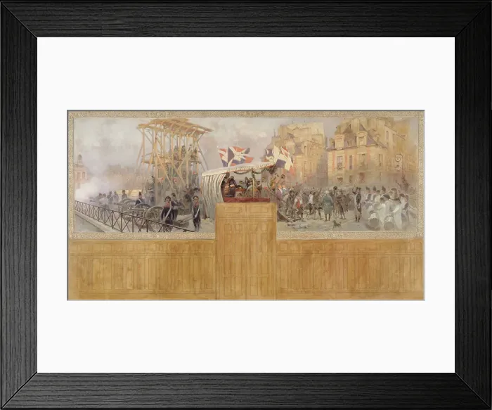 Framed Print : Les enrôlements volontaires en 1792, between 1901 and 1902. Creator: Jean Baptiste Edouard Detaille Framed Print : Les enrôlements volontaires en 1792, between 1901 and 1902. Creator: Jean Baptiste Edouard Detaille