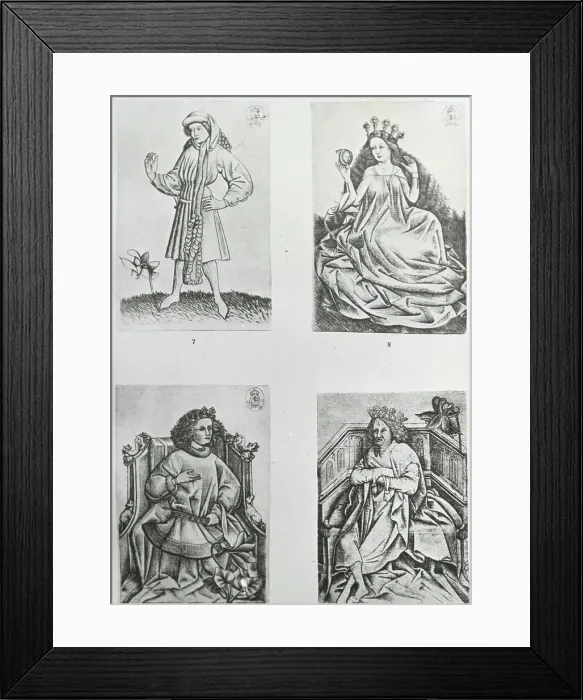 Framed Print : Reproduction of prints showing four figures, between 1915 and 1925. Creator: Frances Benjamin Johnston Framed Print : Reproduction of prints showing four figures, between 1915 and 1925. Creator: Frances Benjamin Johnston