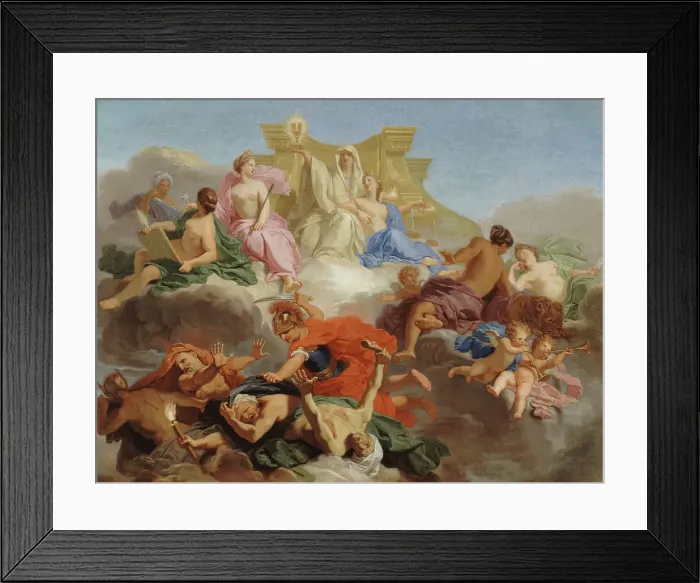Framed Print : Le Triomphe de la Justice, c.1695. Creator: Jean Jouvenet