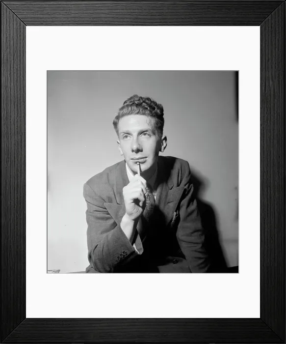 Framed Print : Portrait of Andy Gurwitch, New York, N.Y.(?), ca. July 1947. Creator: William Paul Gottlieb Framed Print : Portrait of Andy Gurwitch, New York, N.Y.(?), ca. July 1947. Creator: William Paul Gottlieb