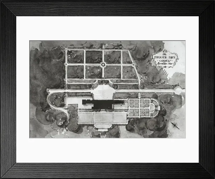Framed Print : The Faulkner Farm Gardens, Brookline, Massachusetts, between 1915 and 1925. Creator: Frances Benjamin Johnston. The Faulkner Farm Gardens, Brookline, Massachusetts, between 1915 and 1925. Creator: Frances Benjamin Johnston Framed Print : The Faulkner Farm Gardens, Brookline, Massachusetts, between 1915 and 1925. Creator: Frances Benjamin Johnston. The Faulkner Farm Gardens, Brookline, Massachusetts, between 1915 and 1925. Creator: Frances Benjamin Johnston