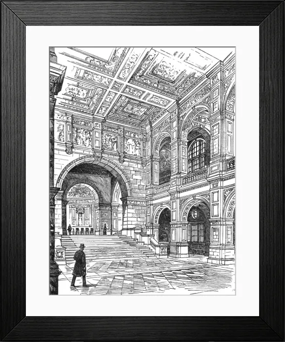 Framed Print : The Imperial Institute of the United Kingdom, The Colonies, and India; Grand Staircase to Recepti Creator: Unknown Framed Print : The Imperial Institute of the United Kingdom, The Colonies, and India; Grand Staircase to Recepti Creator: Unknown